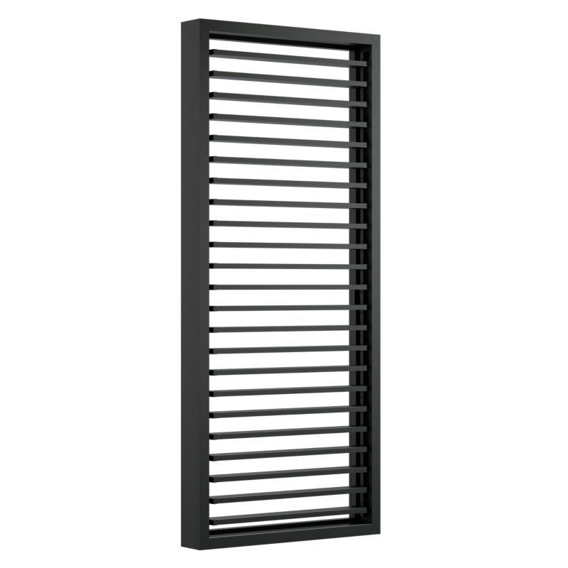 Sidevæg Aluminium Antracit RAL 7016 210 x 90 cm