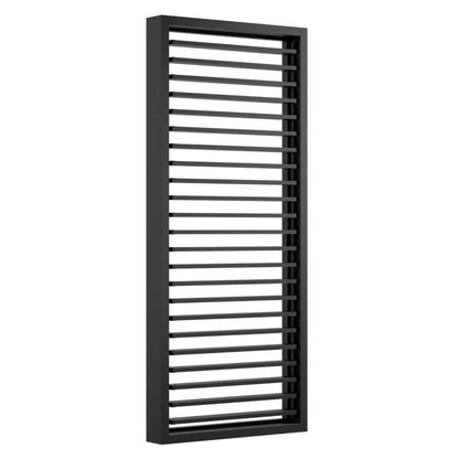 Sidevæg Aluminium Antracit RAL 7016 210 x 90 cm