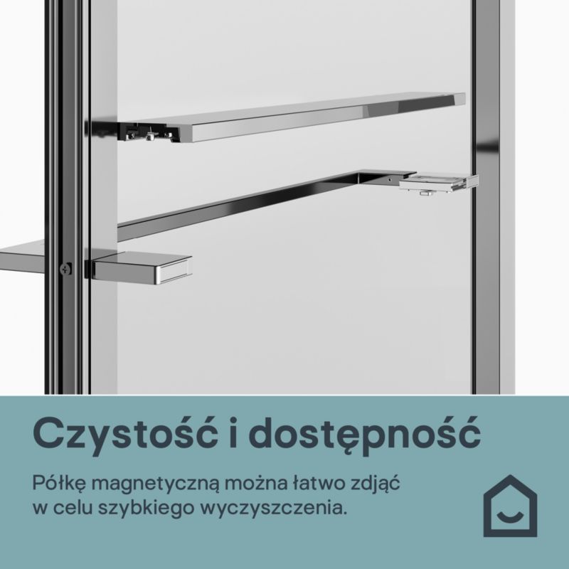Brusebadsskærm 90 cm Chrom/Transparent Hærdet Glas