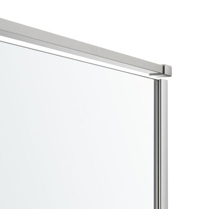 Brusevæg Ezili 80 cm Krom/Transparent | 5059340077734