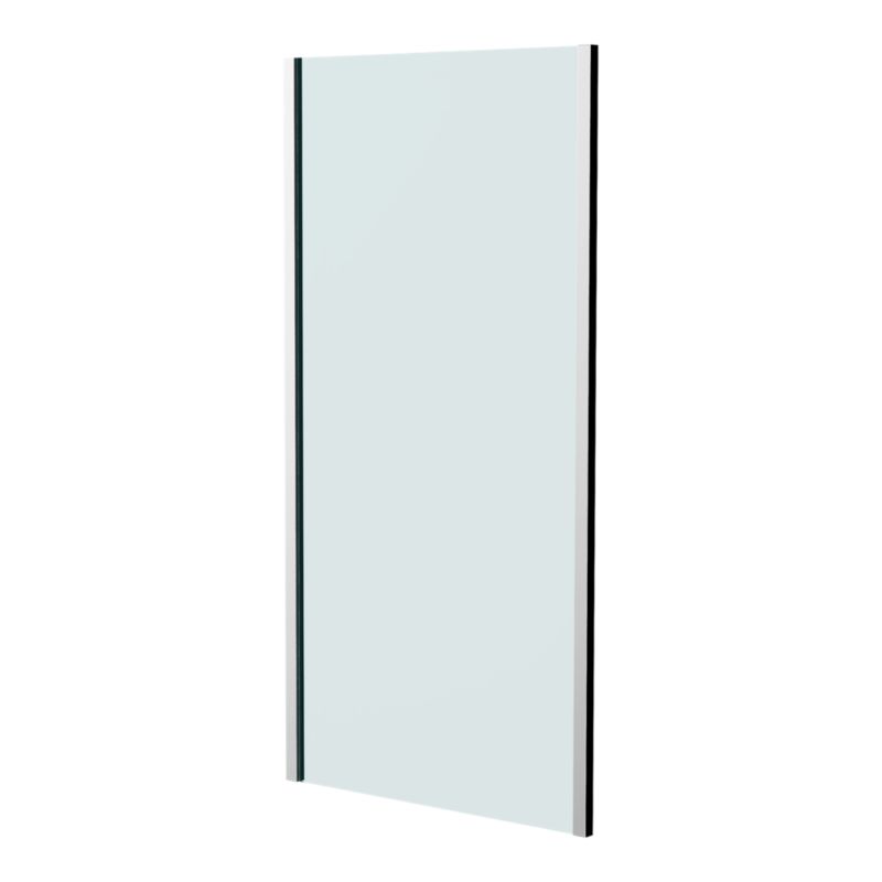 Brusenichevæg Ledava 100 cm Krom Transparent