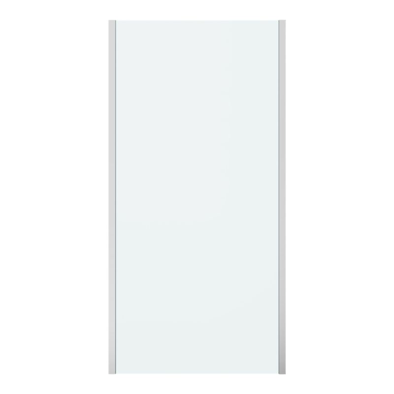 Brusenichevæg Ledava 100 cm Krom Transparent