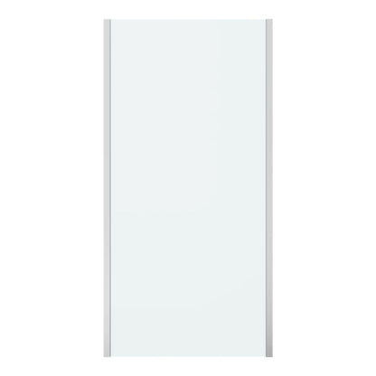 Brusenichevæg Ledava 100 cm Krom Transparent