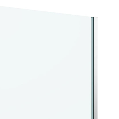 Brusenichevæg Ledava 100 cm Krom Transparent