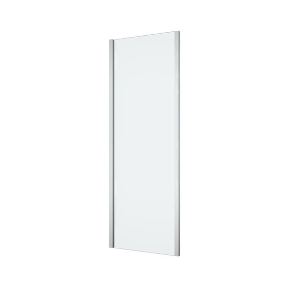 Brusebadssidepanel Ledava 70 cm Krom/Transparent