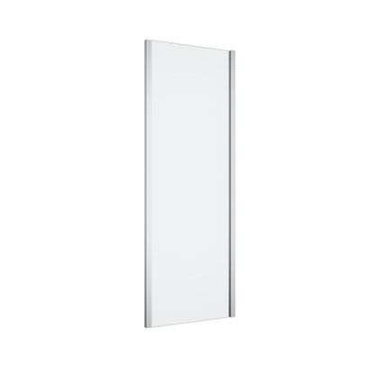 Brusebadssidepanel Ledava 70 cm Krom/Transparent