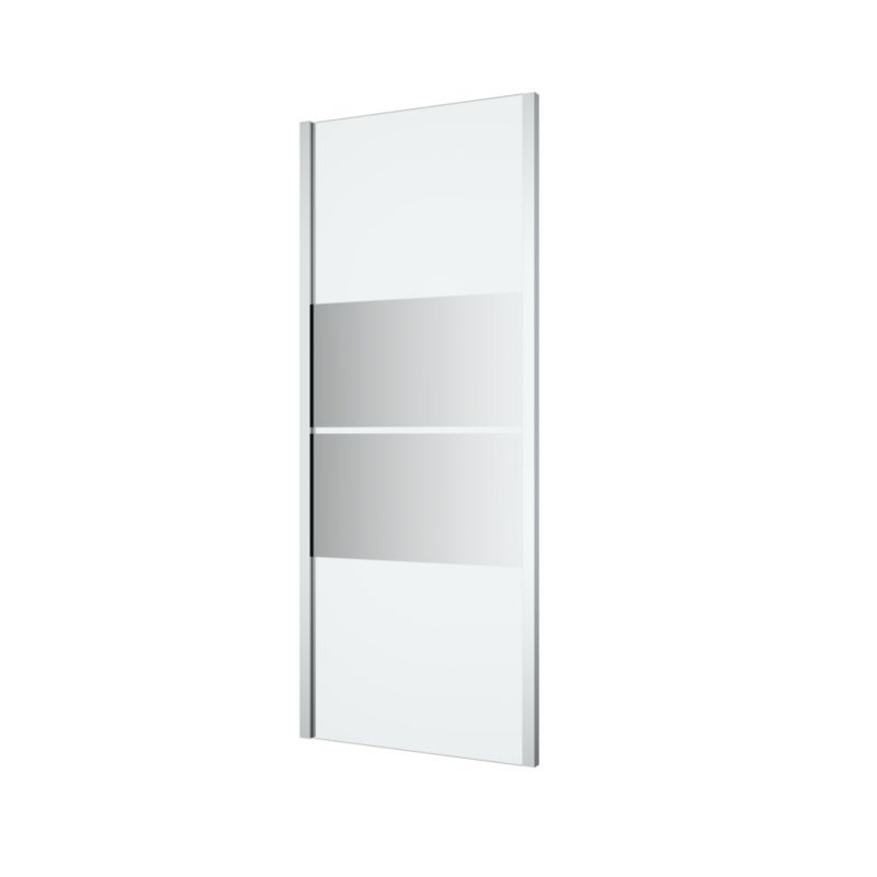 Brusebadsskærm Ledava 80 cm Krom Spejlglas