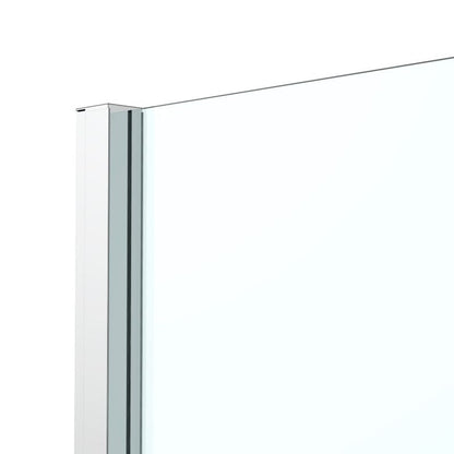 Brusebadsskærm Ledava 80 cm Krom Spejlglas