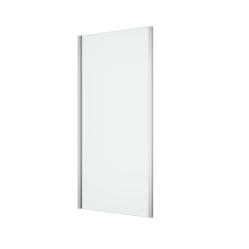 Brusevæg Ledava 90x195 cm Chrom / Transparent