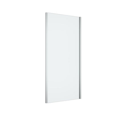 Brusevæg Ledava 90x195 cm Chrom / Transparent