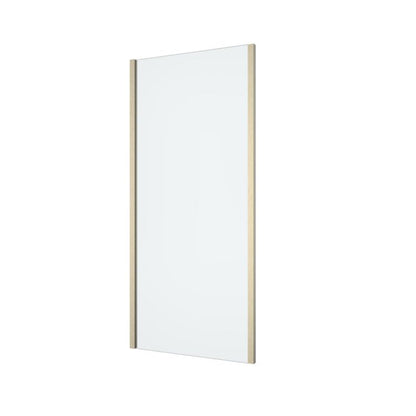 Brusebadsskærm Ledava 90 cm Børstet Guld Transparent