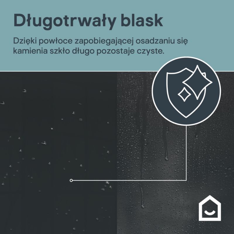 Walk-in Brusevæg 80 cm Sort Gennemsigtigt Glas Aluminium