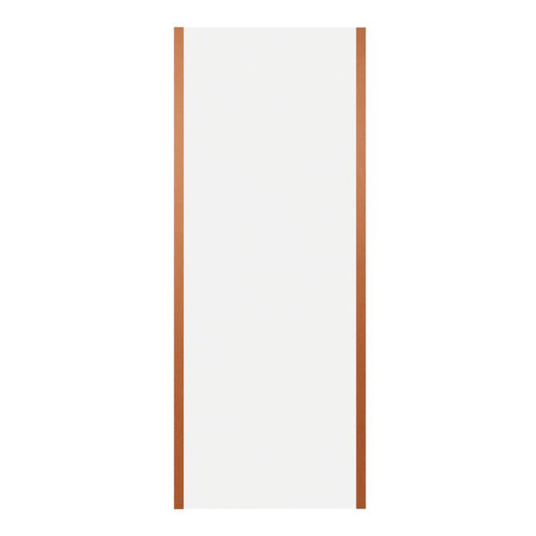 Brusevæg Ledava 80 cm Kobber/Transparent