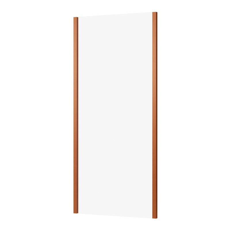 Brusevæg 90 cm Kobberbrun/Transparent