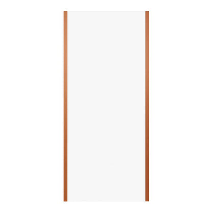 Brusevæg 90 cm Kobberbrun/Transparent