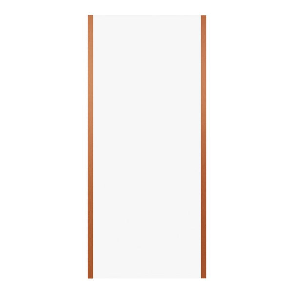 Brusevæg 90 cm Kobberbrun/Transparent