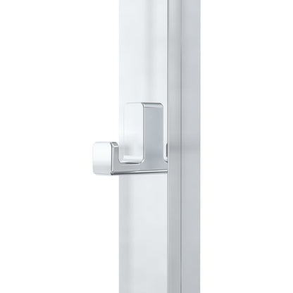 Brusevæg Walk-in 80x195 cm Krom/Transparent