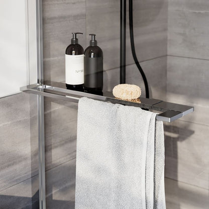 Brusevæg Walk-in 90 cm Krom/Transparent