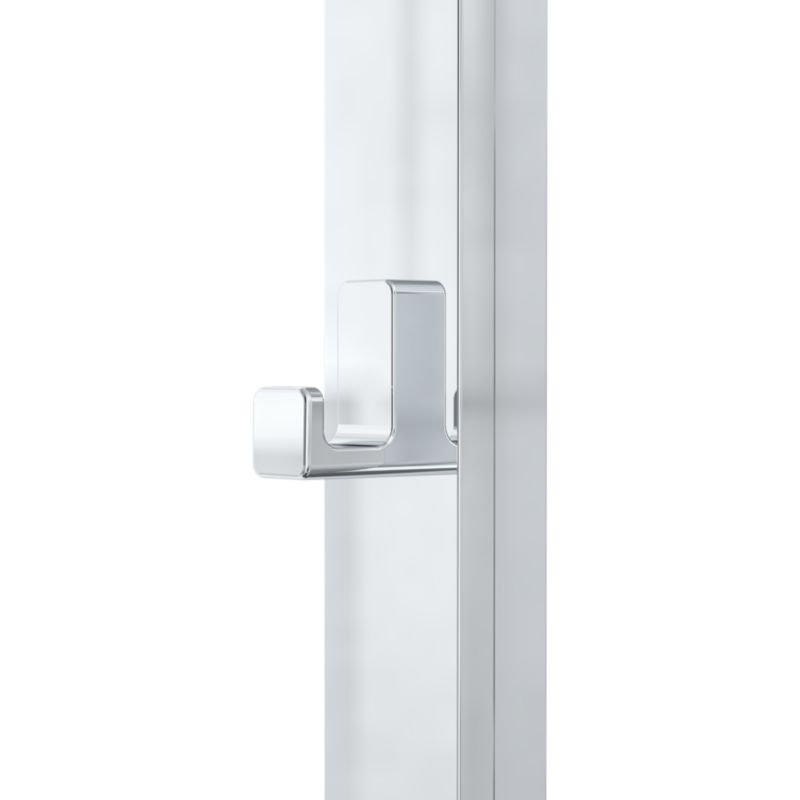 Brusevæg Walk-in 90 cm Krom/Transparent