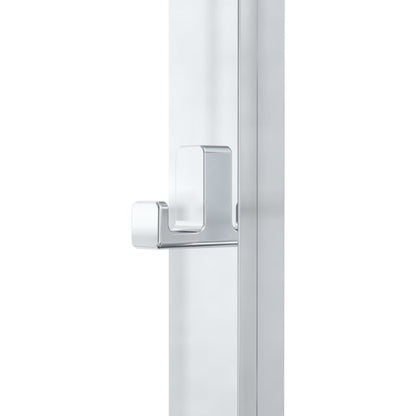 Brusevæg Walk-in 90 cm Krom/Transparent