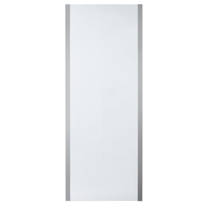 Brusevæg Zilia 80 x 200 cm Transparent Glas Rustfrit Stål