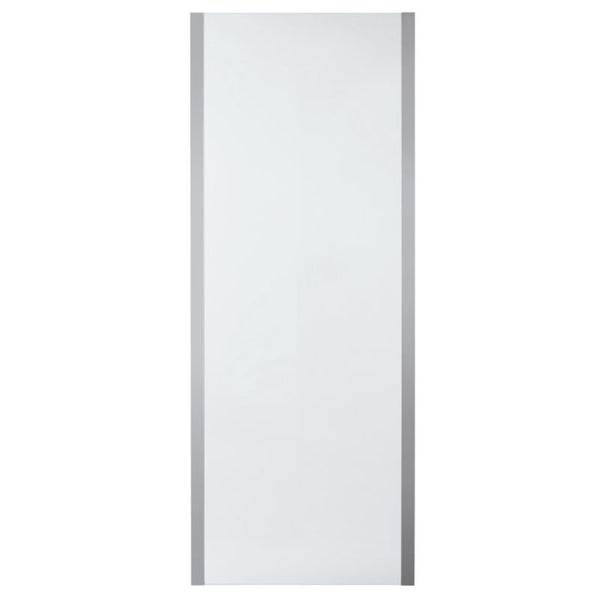 Brusevæg Zilia 80 x 200 cm Transparent Glas Rustfrit Stål