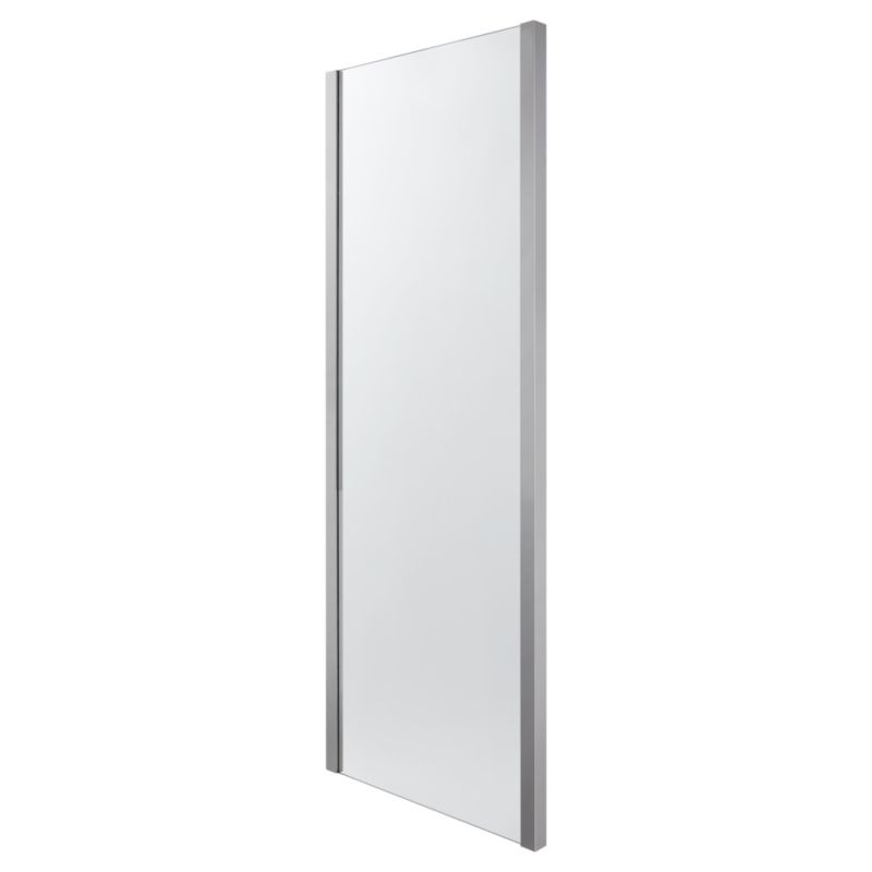 Brusevæg Zilia 90x200 cm Inox Transparent