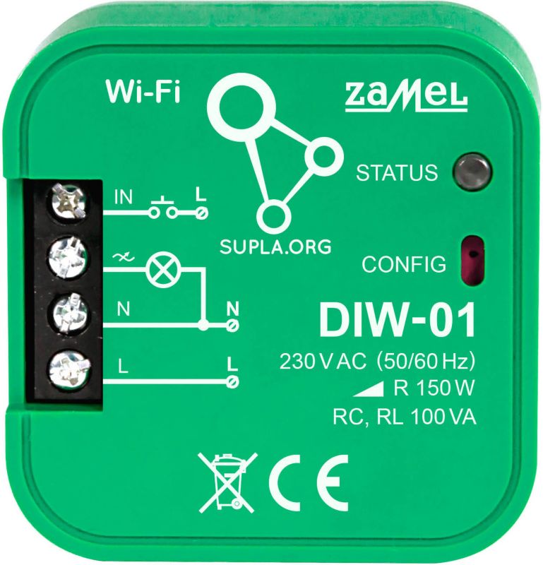 Zamel WiFi DIW-01 lysdæmper