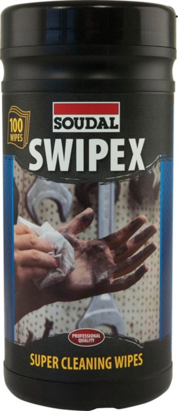 Rengøringsservietter Soudal Swipex 100 stk.