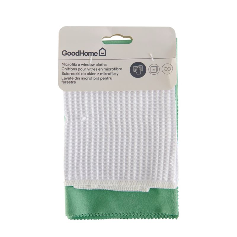 GoodHome mikrofibermopper til vinduer, 2 stk.