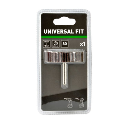 Universal skaftsliber 60 x 15 mm P80