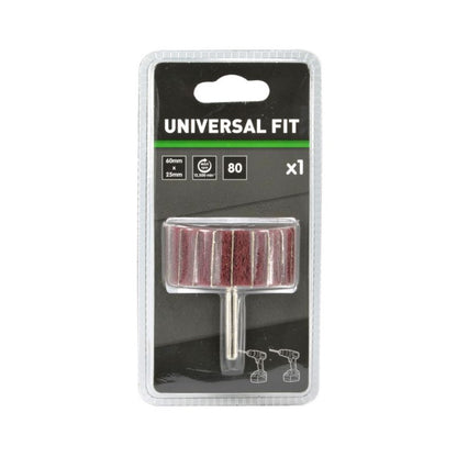 Universal skaftslibeskive 60 x 25 mm P80