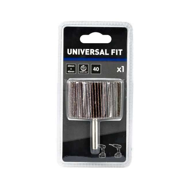 Universal skaftslibeskive 60 x 40 mm P40