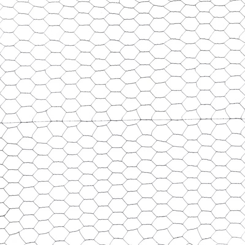 Sekskanthegn 0,5x10 m Grøn PVC-belagt Stål | 12660BQ