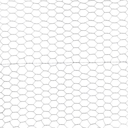 Sekskanthegn 0,5x10 m Grøn PVC-belagt Stål | 12660BQ