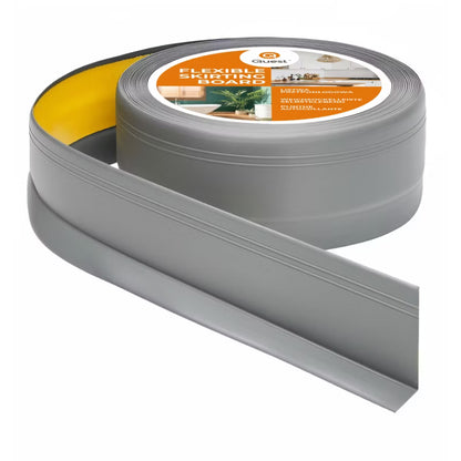 Selvklæbende Fodliste 50x20 mm 10 m Grå PVC
