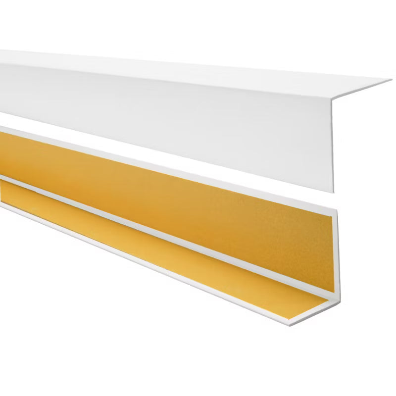 Selvklæbende Hjørneprofil PVC 40x40 mm 150 cm Hvid