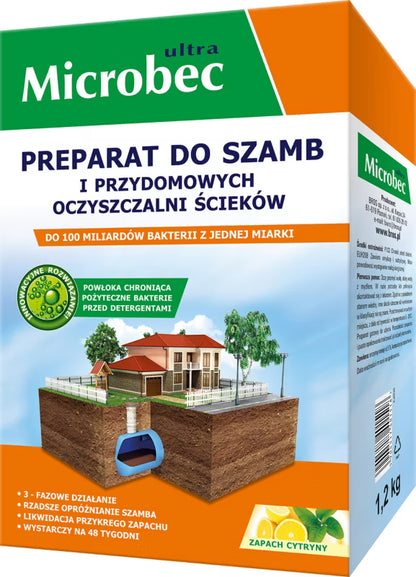 Septiktankrens Citron 1,2 kg