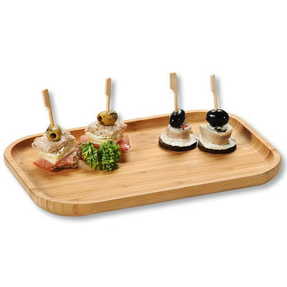 Serveringsbakke 30,5x20 cm Bambus