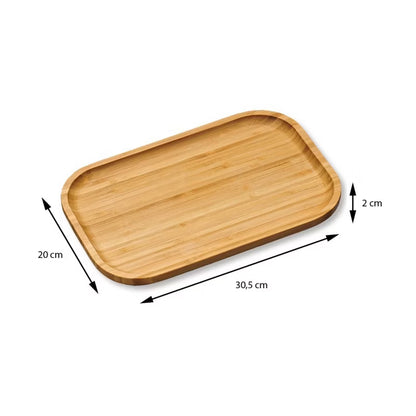 Serveringsbakke 30,5x20 cm Bambus