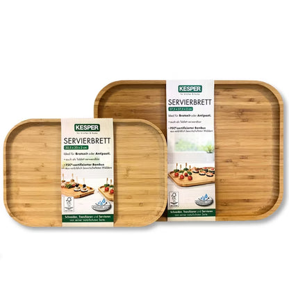 Serveringsbakke 30,5x20 cm Bambus