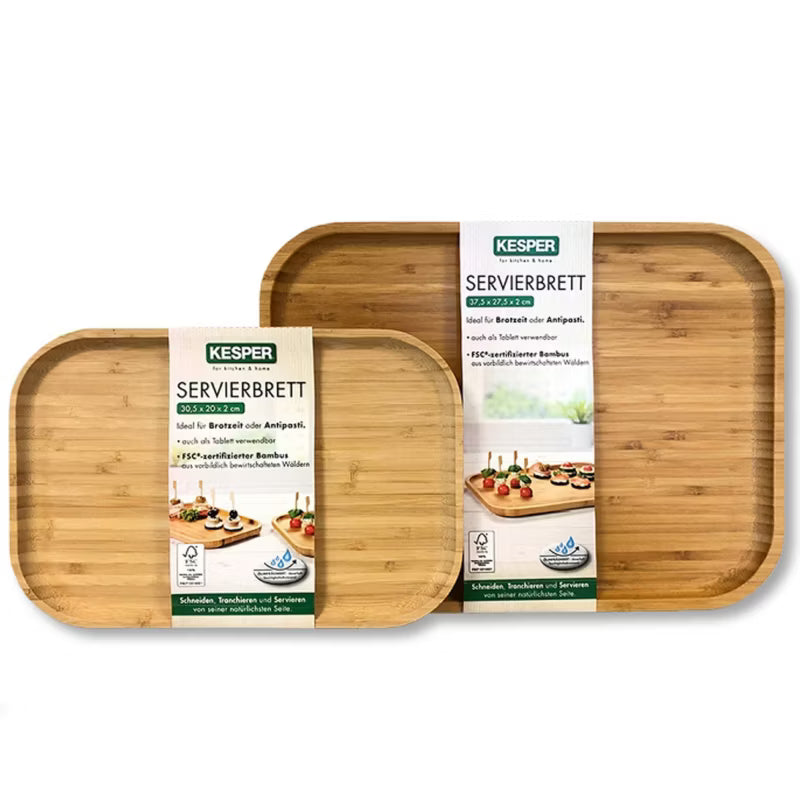 Serveringsbakke 30,5x20 cm Bambus