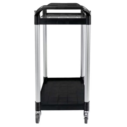 Serveringsvogn 80x40x95 cm Sort Plast