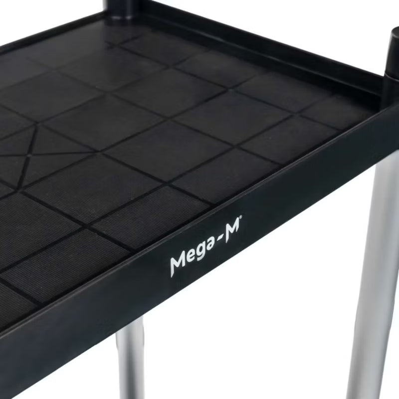 Serveringsvogn 80x40x95 cm Sort Plast