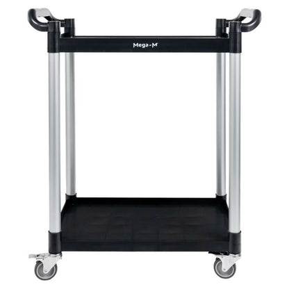 Serveringsvogn 80x40x95 cm Sort Plast
