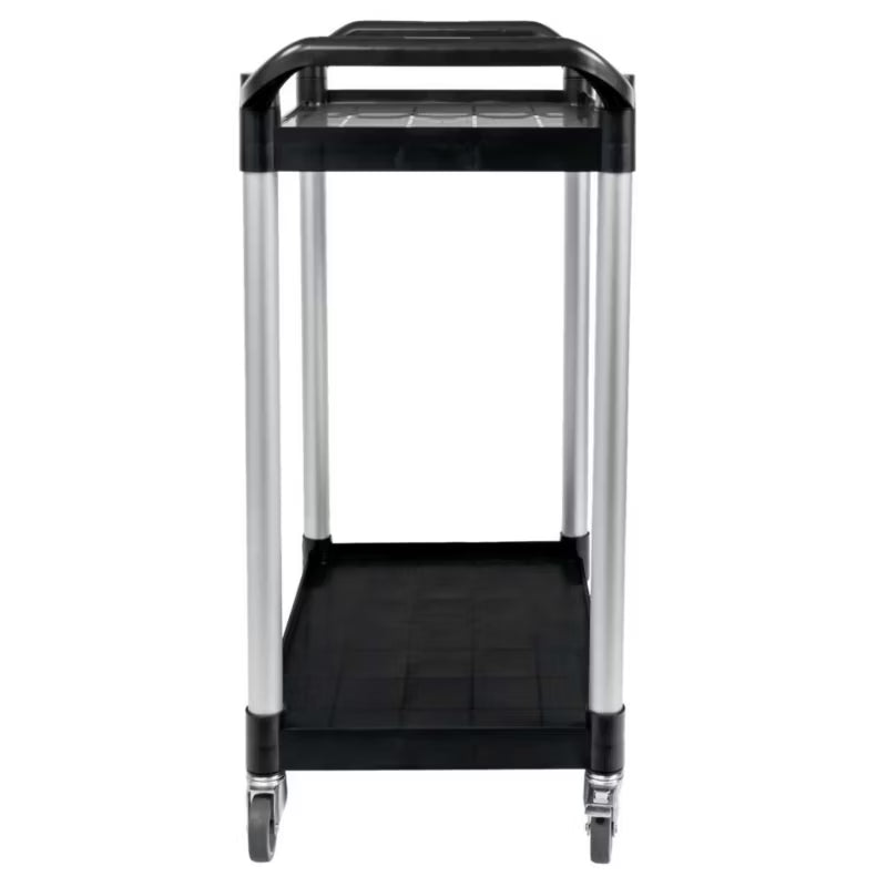 Serveringsvogn 80x40x95 cm Sort Plast