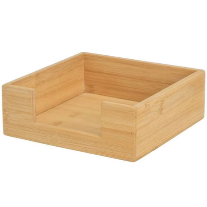 Servietholder Bambus 20x20 cm Natur