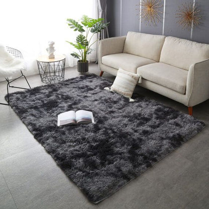 Shaggy Tæppe 120x170 cm Mørkegrå Polyester