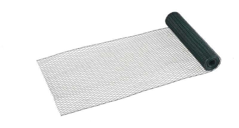 Blooma heksagonal havehegnsnet 0,5 x 10 m PVC-belagt stål