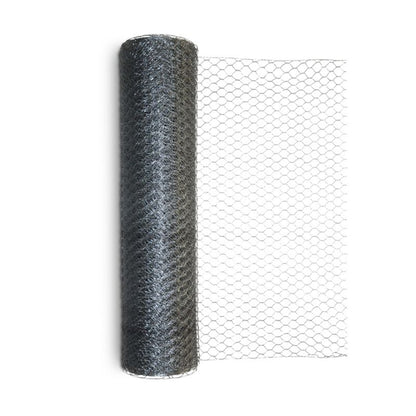 Blooma heksagonal havehegn 1 x 10 m galvaniseret stål